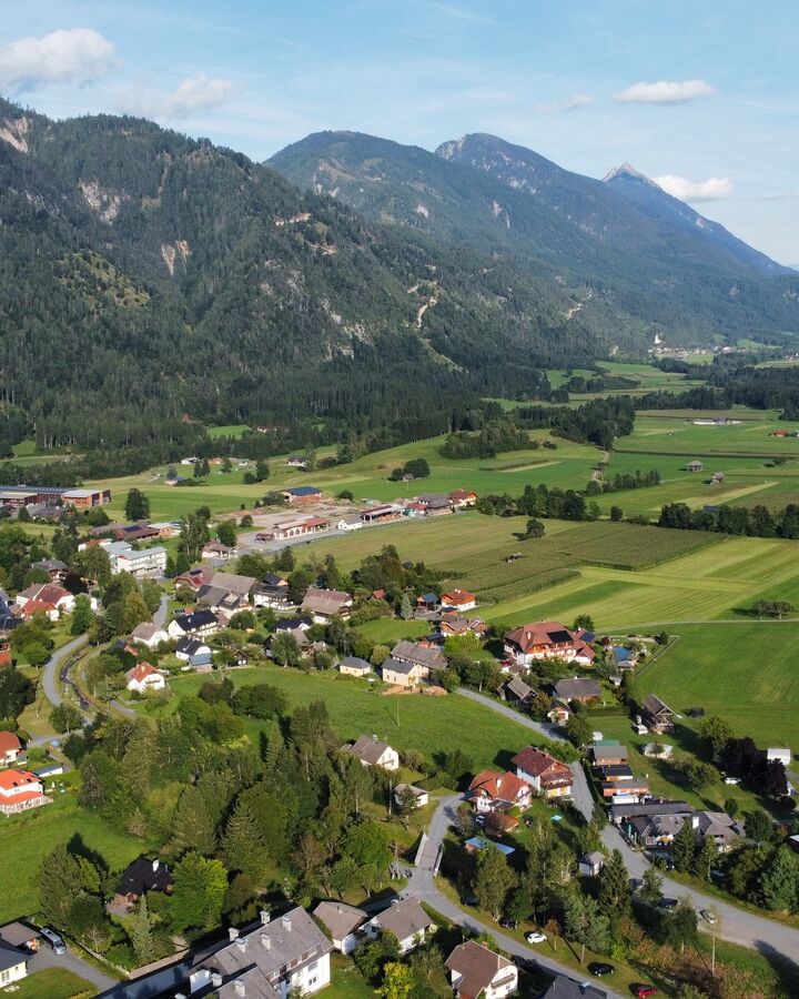 Region im Abendlicht